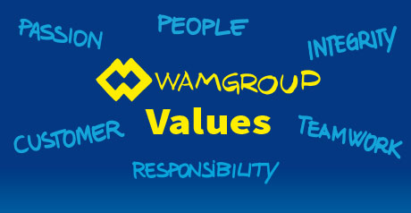 Die WAMGROUP-Werte im Video